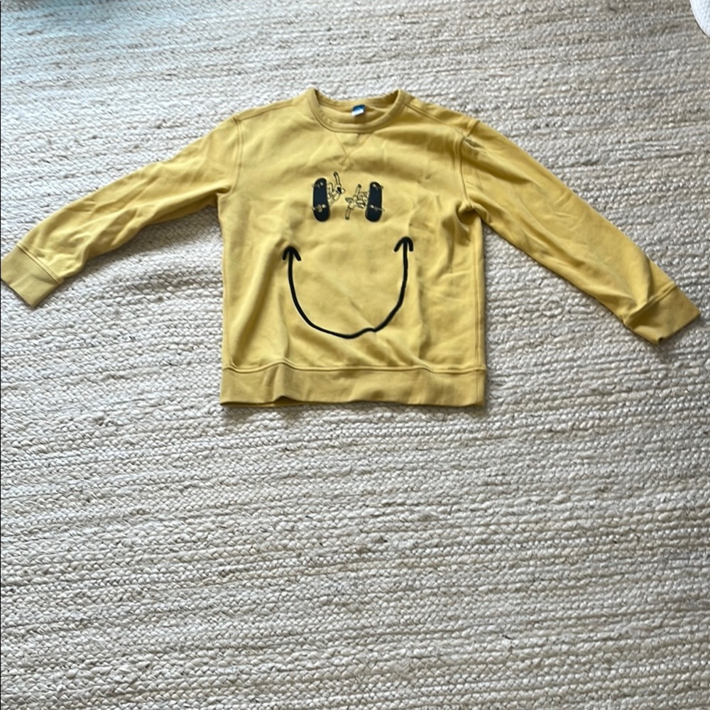 Kids Old Navy Yellow Crewneck Sweatshirt